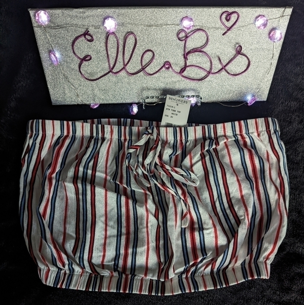 28. Strapless Crop Top